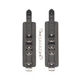 Bonded Leather Hand or Ankle Cuffs - With Adjustable Straps